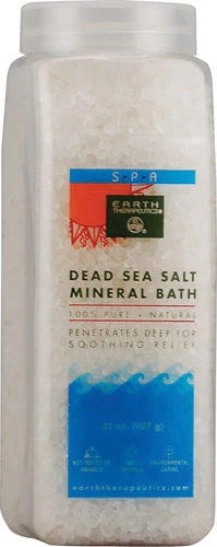Sal do Mar Morto Earth Therapeutics 907g - Purificação e Bem-Estar para sua Pele