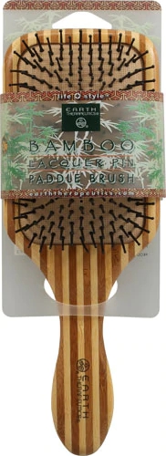 Escova Raquete Grande Earth Therapeutics Bambu Laqueado - 1 Unidade
