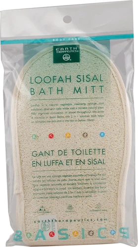 Luva Esfoliante Sisal Earth Therapeutics para Banho - 1 Unidade