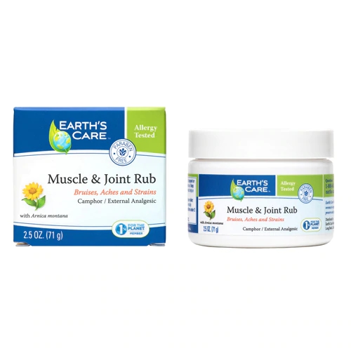 Earth's Care Pomada para Alívio Muscular e Articular - 71g (2.5 oz)