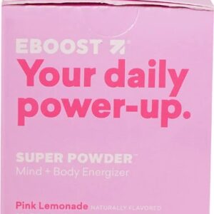 Comprar eboost super powder™ mind and body energizer pink lemonade -- 20 packets preço no brasil eleuthero energy herbs & botanicals suplementos em oferta suplemento importado loja 37 online promoção -