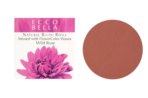 Ecco Bella FlowerColor Blush Wild Rose Refil - 3.39g | Blush Natural Vegano