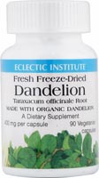Eclectic Institute Dente de Leão Orgânico 400mg - 90 Cápsulas Vegetarianas