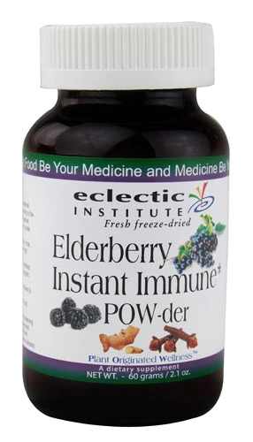 Eclectic Institute Elderberry Instant Immune Powder -- 60 g