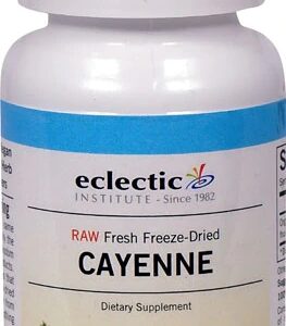 Pimenta Caiena Orgânica Eclectic Institute Raw - 400mg 90 VegCaps - Ação Termogênica e Saúde Digestiva