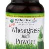 Comprar eclectic institute raw wheatgrass juice powder -- 36 g preço no brasil herbs & botanicals superfoods suplementos em oferta wheat grass suplemento importado loja 1 online promoção -