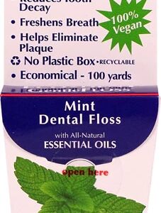 Fio Dental Eco-dent GentleFloss Premium Menta 91,4 Metros - Higiene Bucal Superior