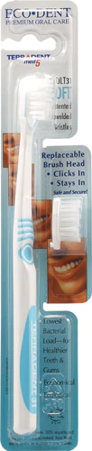 Escova de Dente Eco-dent Terrandent 31 + Refil Macio (1 Escova) - Higiene Bucal Sustentável