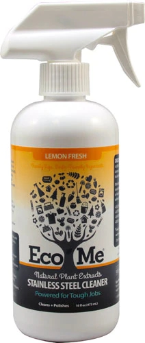 Limpador Eco-Me de Aço Inox - 473ml: Brilho Natural e Seguro para sua Cozinha