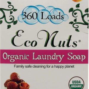 Sabão em Barra Ecológico Eco Nuts Orgânico Natural - 581g - Sem Fragrância - 360 Lavagens