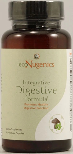 EcoNugenics Integrative Digestive Formula - 60 Cápsulas Vegetais - Suporte Digestivo Completo