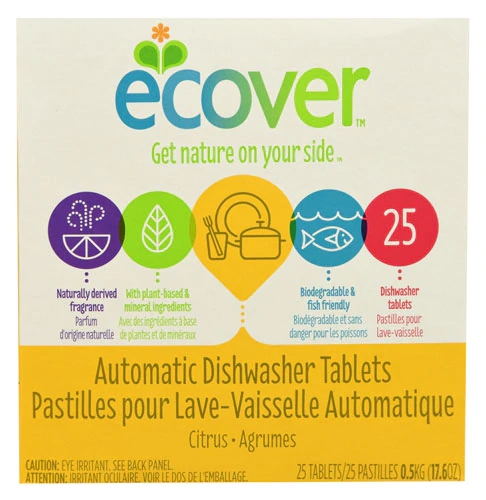 Ecover Pastilhas para Lava-Louças Automática - 25 Unidades Poderosas