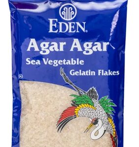 Agar Agar em Flocos Eden Foods - Gelatina Vegetal do Mar 28g
