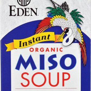 Sopa de Miso Orgânica Instantânea Eden Foods White Miso - 4 Pacotes (aprox. 68g)