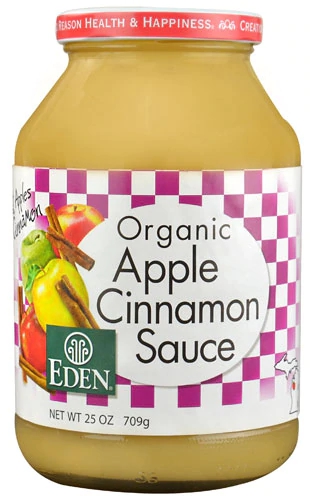 Molho de Maçã Orgânico com Canela Eden Foods 709g - Sabor e Nutrição Natural