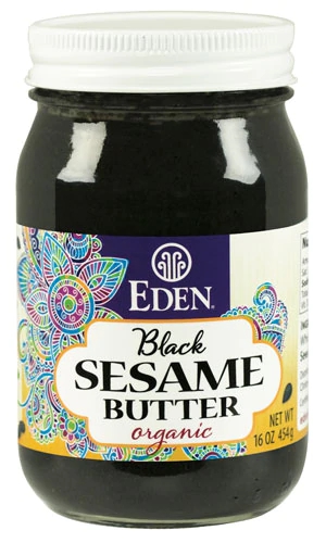 Manteiga de Gergelim Preto Orgânico Eden Foods 454g - Sabor e Nutrição Natural