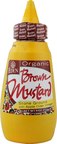 Mostarda Orgânica Eden Foods com Vinagre de Maçã - 255g