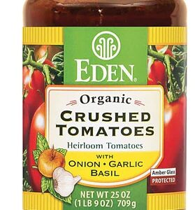 Comprar eden foods organic crushed tomatoes heirloom variety onion garlic basil -- 25 oz preço no brasil food & beverages nori suplementos em oferta vegetables suplemento importado loja 53 online promoção -