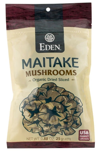 Cogumelos Maitake Secos em Fatias Orgânicos Eden Foods - 25g