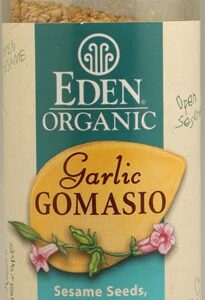 Eden Foods Gomasio Orgânico de Alho 100g - Condimento Natural e Nutritivo