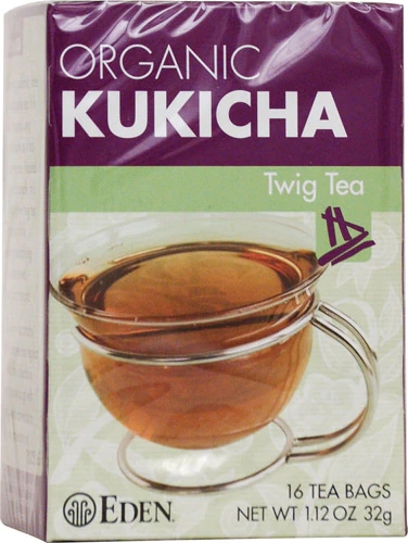Chá de Galhos Orgânico Eden Foods Kukicha 16 Sachês - Saúde e Bem-Estar