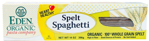 Macarrão Espaguete de Espelta Orgânico Eden Foods 400g - Integral e Saudável