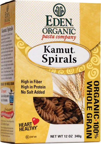 Macarrão Orgânico Kamut Eden Foods Espiral - 340g
