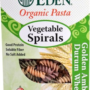 Massa de Macarrão Vegetal Orgânico Eden Foods - Espirais 340g