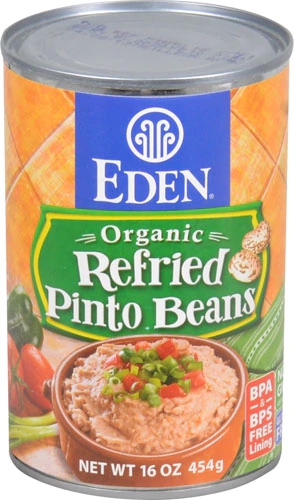 Feijão Pinto Orgânico Refogado Eden Foods - 454g