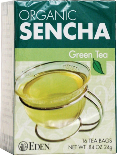 Chá Verde Orgânico Sencha Eden Foods 16 Sachês (aprox. 32g)