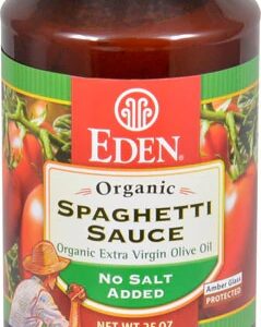 Molho de Espaguete Orgânico Eden Foods Sem Sal Adicionado - 709g Sabor Autêntico