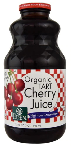 Suco Orgânico de Cereja Tart da Eden Foods - 946ml - Bem-Estar Natural