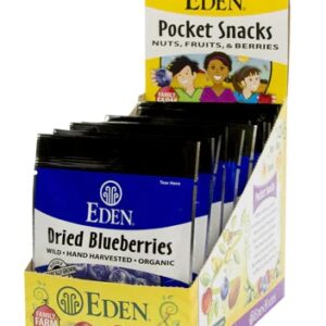 Comprar eden foods dried blueberries pocket snacks -- 12 packages preço no brasil coconut dried fruit food & beverages fruit suplementos em oferta suplemento importado loja 33 online promoção -