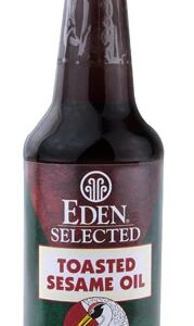Óleo de Gergelim Torrado Eden Foods - 296ml (10 fl oz) - Sabor Intenso