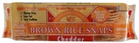 Comprar edward & sons brown rice snaps gluten free cheddar -- 3. 5 oz preço no brasil crackers food & beverages rice crackers snacks suplementos em oferta suplemento importado loja 1 online promoção -