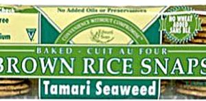Comprar edward & sons brown rice snaps gluten free tamari seaweed -- 3. 5 oz preço no brasil crackers food & beverages rice crackers snacks suplementos em oferta suplemento importado loja 11 online promoção -