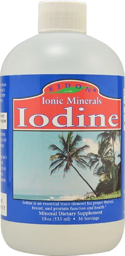Minerais Iônicos Eidon Iodo - 532ml - Suplemento Essencial para Saúde da Tireoide