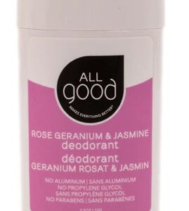 Elemental Herbs All Good Deodorant Rose Geranium & Jasmine -- 2.5 oz