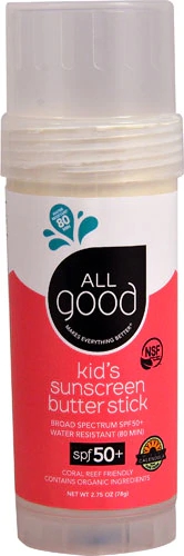 Protetor Solar Infantil Elemental Herbs All Good Butter Stick FPS 50+ 78g - Pele Sensível