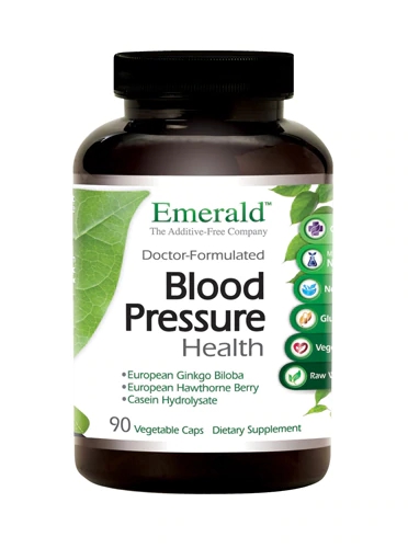 Emerald Labs Blood Pressure Health - 90 Cápsulas Vegetais para Saúde Cardiovascular