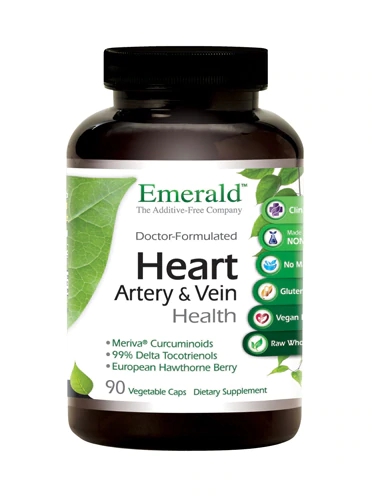 Emerald Labs Heart Artery & Vein Health -- 90 Vegetable Capsules