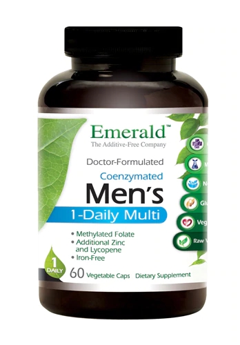 Emerald Labs Men's 1-Daily Multi Vitamin -- 60 Vegetable Capsules