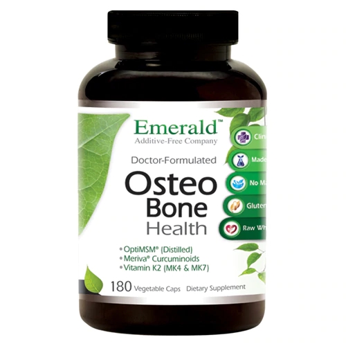Emerald Labs Osteo Bone Health - 180 Cápsulas Vegetais para Ossos Fortes