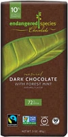Comprar endangered species dark chocolate 72% cocoa forest mint -- 3 oz preço no brasil candy chocolate chocolate bars dark chocolate food & beverages suplementos em oferta suplemento importado loja 37 online promoção -