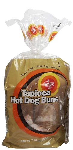 Pães de Hot Dog Ener-G Tapioca Sem Glúten - 219g