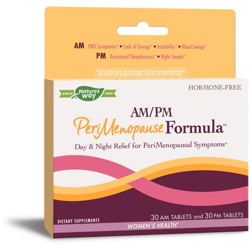 Enzymatic Therapy AM-PM PeriMenopause Formula™ 60 Comprimidos - Suporte Natural para a Menopausa