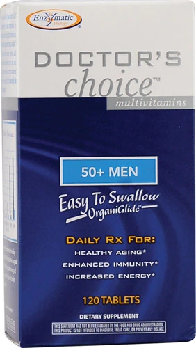 Enzymatic Therapy Doctor's Choice 50 Plus Men - 120 Comprimidos | Multivitamínico Completo