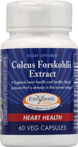 Enzymatic Therapy Forskohlii Extract -- 60 Veg Capsules