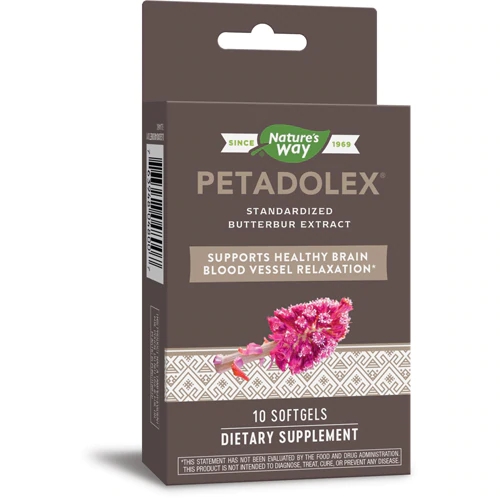 Petadolex® Fast-Acting - Terapia Enzimática com Extrato de Purple Butterbur 10 Cápsulas Gelatinosas