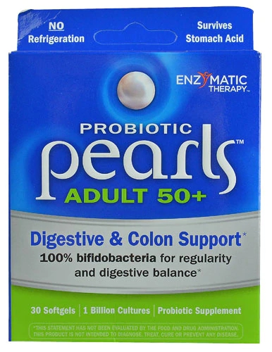 Probiotic Pearls Adult 50+ 1 Bilhão CFU - 30 Cápsulas Gelatinosas - Suporte Intestinal